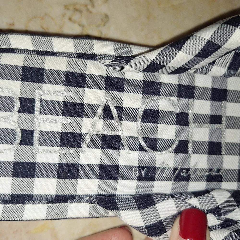 NWOT Gingham Sandals - Picture 7 of 7